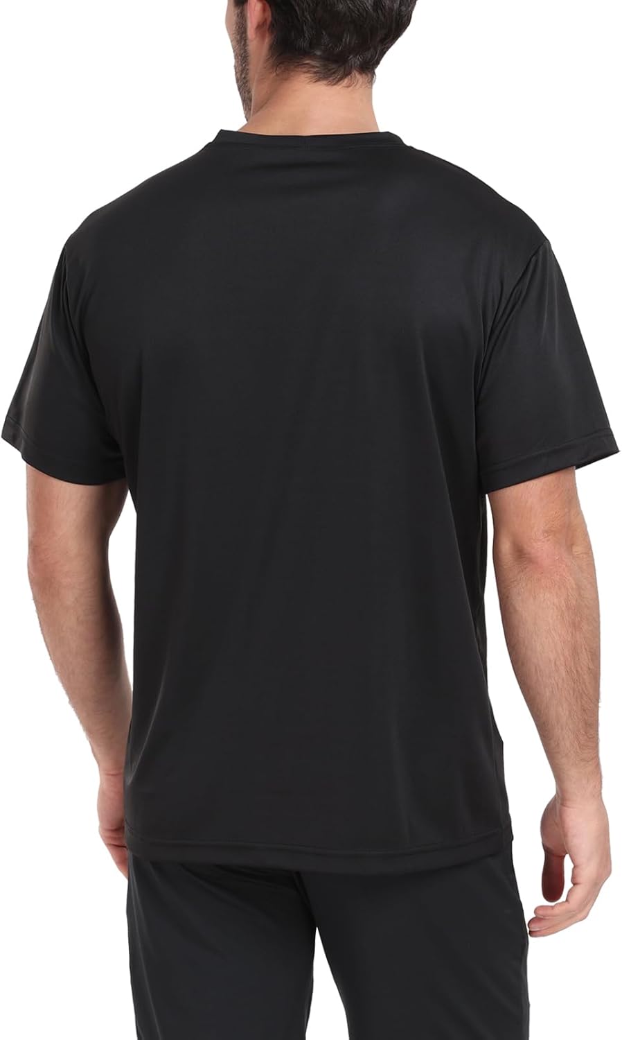 1/5 Pack Workout Shirts for Men Athletic Running Gym Quick Dry Short Sleeve Performance Moisture Wicking T Shirt - Image 2
