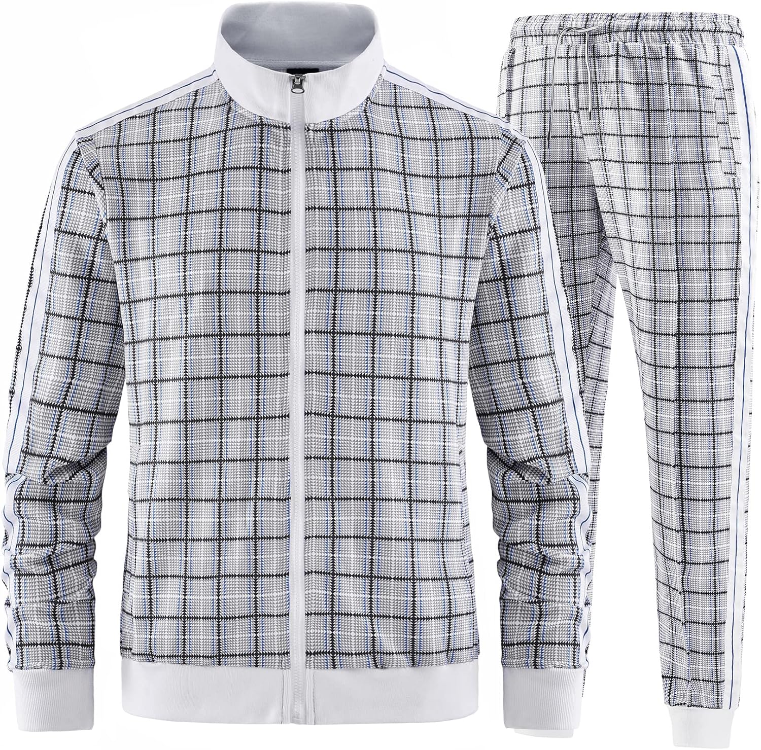 Men Casual Tracksuits Long Sleeve Jogging Suits Sweatsuit Sets Track Jackets and Pants 2 Piece Outfit - Image 2